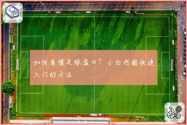 如何看懂足球盘口？小白也能快速入门的方法